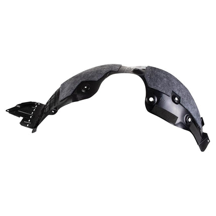 TRQ Front Right Inner Fender Liner Black Passenger