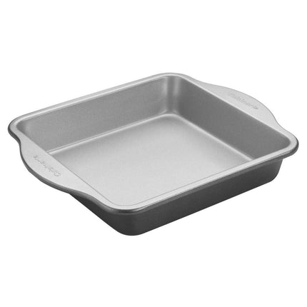 CUISINART CMHB-9SCK Easy-Grip Nonstick Square Cake Pan, 9-Inch, Black/Silver