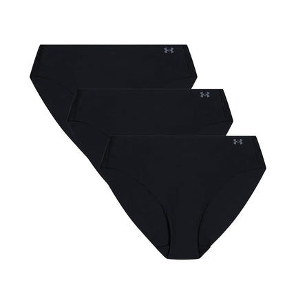 Under Armour Women's 3-Pack Pure Stretch No Show B