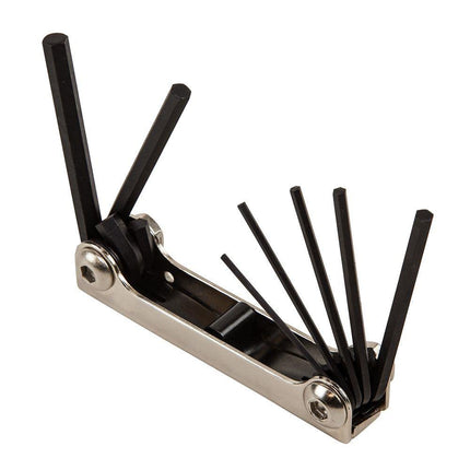 Klein 70582 3-5/8-Inch Folding Hex-Key Set with 7 Metric Sizes