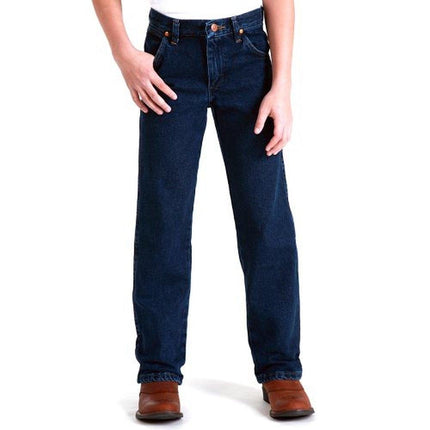 Wrangler Boys’ 13MWZ Cowboy Cut Original Fit Jean, Dark Indigo, 11 Regular