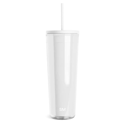 Simple Modern Plastic Tumbler with Lid and Straw |