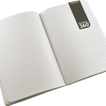 Zequenz Signature Series A6 Small with Red Cover and Ruled Premium Paper