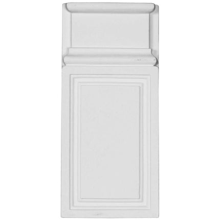 Ekena Millwork PB04X10X01CL Classic Plinth Block, White