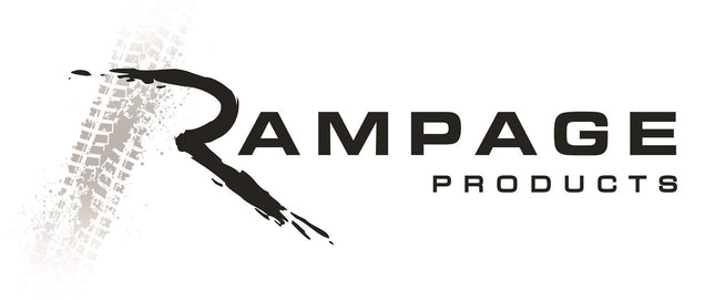 Rampage Products 86610 Black Rear Spare Tire Mount
