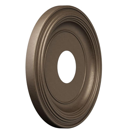Ekena Millwork CMP13TRGLG - Traditional Thermoformed PVC Roof Medallion Fits Awnings up to 7.13" OD x 3 1/2" ID x 1 1/4" D