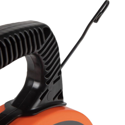 Fish Tape, Steel Wire Puller with Double Loop Tip, Optimized Housing and Handle, 3 mm x 36.6 m, Klein Tools 56333