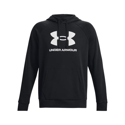 Under Armour Mens Rival Fleece Logo Hoodie Black XXL