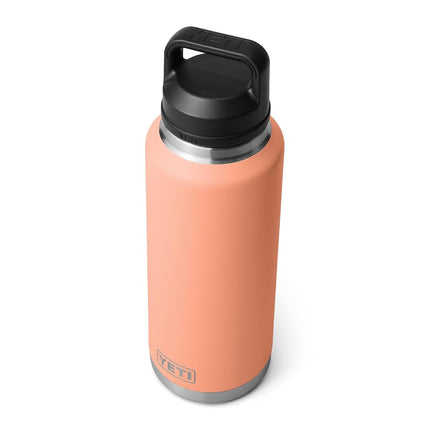 YETI Rambler 46 oz Bottle, Leakproof, Vacuum Insulated, Stainless Steel with Chug Cap, Lowcountry Peach