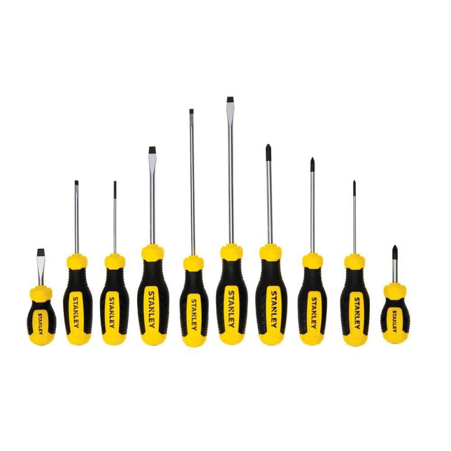 10-Pc. Standard Fluted Screwdriver Set - STHT60799