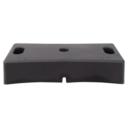 TRQ Front License Plate Bracket Black Compatible with 2016-2017 Hyundai Elantra GT HY1068124