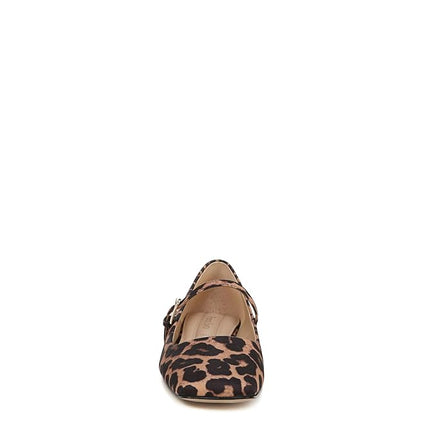Franco Sarto Women's Tinsley Mary Jane Flat, Leopard Print Fabric, 9 Wide