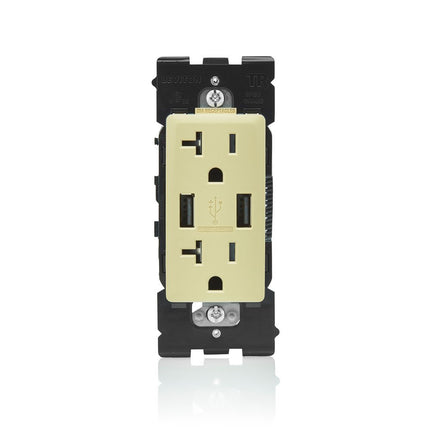 Leviton RUAA2-WG Renu USB Charger/Tamper-Resistant