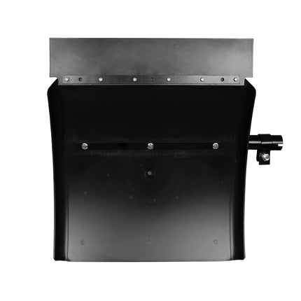 United Pacific 10714 Competition Series 24” x 24” Heavy-Duty Black Poly Quarter Fender Set w/Tube Bracket, Internal Mounting – ONE Set (Pack of 2)