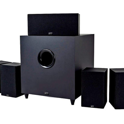 Monoprice 108247 5.1-Channel Home Theater Speaker System, Six