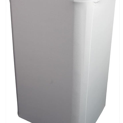 Rockville RSC108W White 10" PA DJ Speaker Scrim Cover, Fits 8"/10"/12" Speakers, Flame Retardant, Drawstring, Carry Pouch, for Weddings, Churches, Clubs