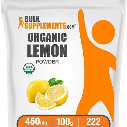 BulkSupplements.com Organic Lemon Powder - Natural