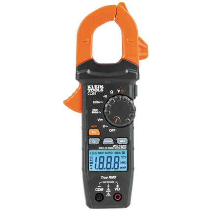 Digital Clamp Meter, AC Auto-Ranging 400 Amp with 