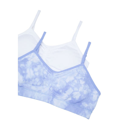 Maidenform Girls Seamless Ruched Crop Bra, Serenit