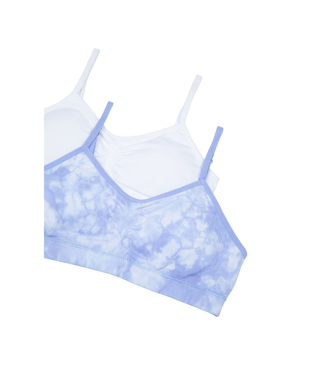 Maidenform Girls Seamless Ruched Crop Bra, Serenit