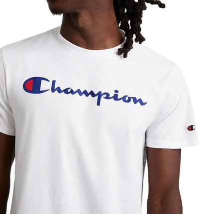 Champion Men's Big & Tall Classic Tee, C Script T-Shirt, Navy, 4XL Plus