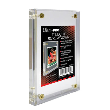 Ultra Pro 1” Thick Lucite Screwdown Trading Card D