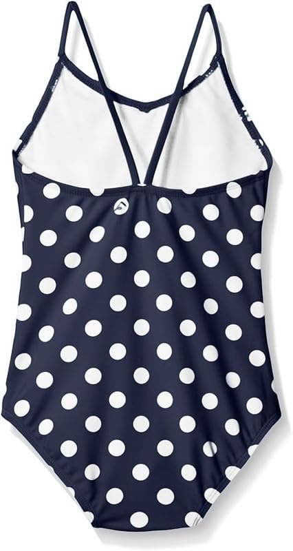 Kanu Surf Maillot de Bain 1 Pièce de Sport Fille Daisy, Suzie Navy Dot, 12