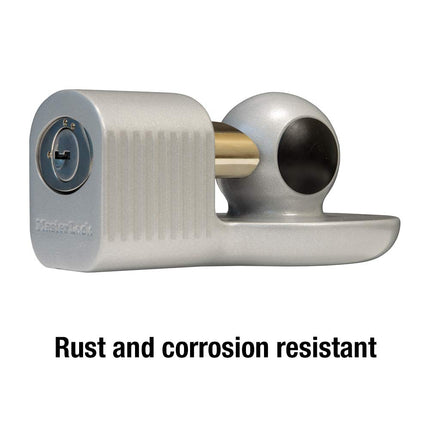 Master Lock Trailer Hitch Lock, Fits 1-7/8 in., 2 in., and Most 2-5/16 in. Trailer Couplers, Weather Resistant Automotive Hitch Lock with Keys, 377KA