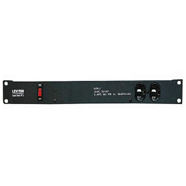 Leviton 4520-15L Horizontal Rack Mount Power Distr