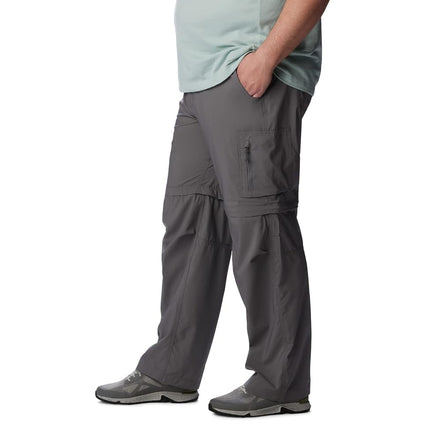 Columbia Men's Silver Ridge Utility Convertible Pant, City Grey, 48W / 30L Big
