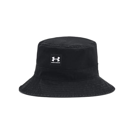 Under Armour Men's Low Cup Fisherman Hat, (001) Black/White, Medium/Large