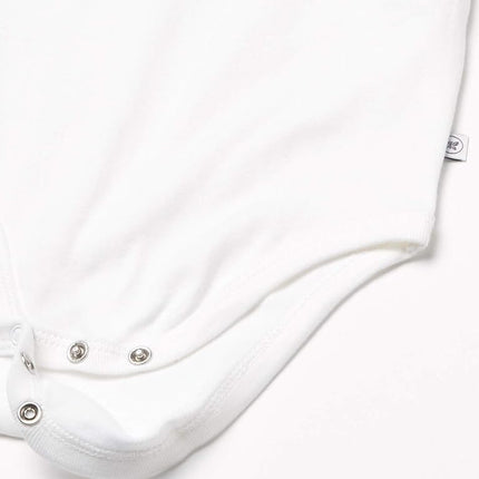 HonestBaby Boys and Girls 5-Pack Organic Cotton Long Sleeve Bodysuits - white - Preemie