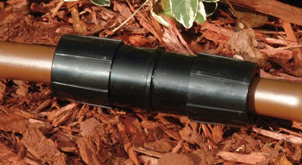 Rain Bird EZFITC/2PS Drip Irrigation Easy Fit Universal 1/2" Coupling, Fits All 1/2" and 5/8" Tubing, 2-Pack
