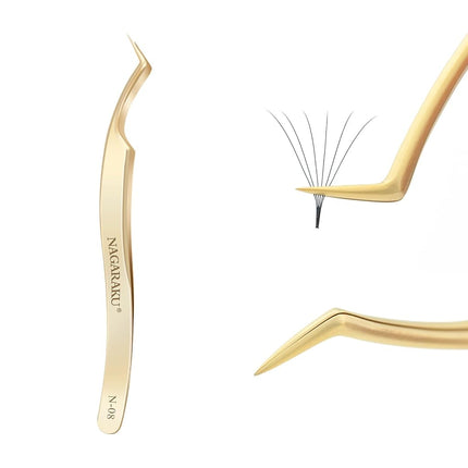 NAGARAKU Eyelash Extensions Tweezers for make Fans