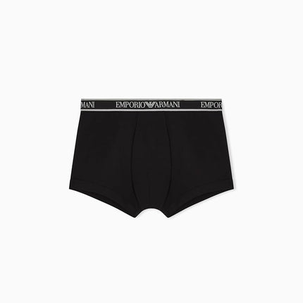 Emporio Armani Men's CORE Logoband 3-Pack Trunk Black L