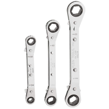 KLEIN TOOLS Reverse Ratchet Box Wrench Set
