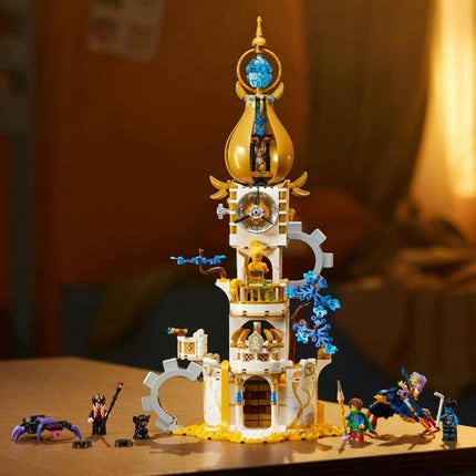 LEGO DREAMZzz 2-in-1 The Sandman’s Tower, Castle Toy Playset for Kids, Boys & Girls, with 2 Building Options, Featuring Spider and Bird Animal Figures plus 5 Minifigures, Fantasy Birthday Gifts 71477