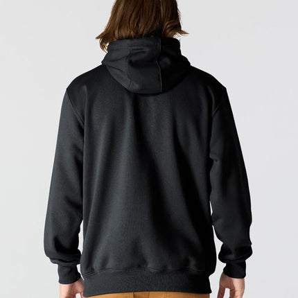 Carhartt Men's Big & Tall Rain Defender Paxton Heavyweight Hooded Sweatshirt - Black -