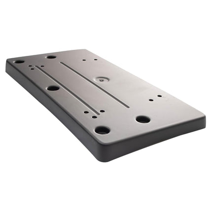 TRQ Front License Plate Bracket Black Compatible with 2018-2023 Land Rover Range Rover Velar RO1068108
