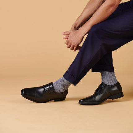 Clarks mens Oxford, Black Leather, 12 Wide US