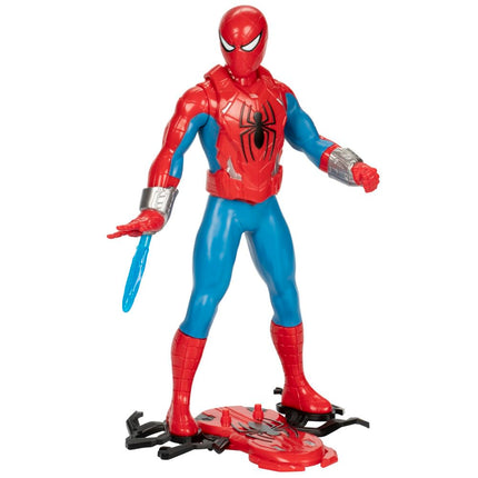 Marvel Spider-Man Thwip Blast Spider-Man Action Figure with Accessories, 11-Inch-Scale Super Hero Toys for Kids Ages 4 and Up