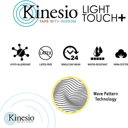 Kinesio Tex Gold Light Touch Kinesiology Tape: 2 in. x 16.5 ft. (Pastel Green)