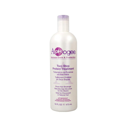 Aphogee Two-step Treatment Protein Conditioner for Damaged Hair 16 oz. (473 ml) - Bottle, 1 lb