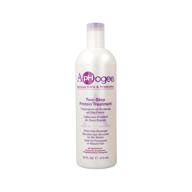 Aphogee Two-step Treatment Protein Conditioner for Damaged Hair 16 oz. (473 ml) - Bottle, 1 lb