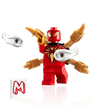 LEGO Marvel Super Heroes Spider-man Minifigure - Iron Spider Armor (with Mechanical Arms and Power Blasts)