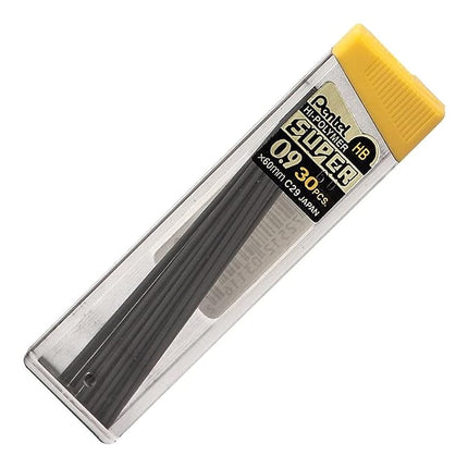 Pentel Super Hi-Polymer Lead Refills, 0.9 mm, 90 Pieces (C29BPHB3)