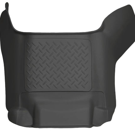 Husky Liners | Weatherbeater Series | Center Hump Floor Liner - Black | 83701 | Fits 2009-2018 Ram 1500 (New Body) Crew Cab,2010-2022 Ram 2500/3500 Crew/Mega Cab, 2019-22 Ram 1500 (Classic Body) 1pc