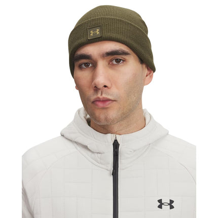 Under Armour Men's Halftime Shallow Cuff Beanie, (308) Expedition Green / / White, One size