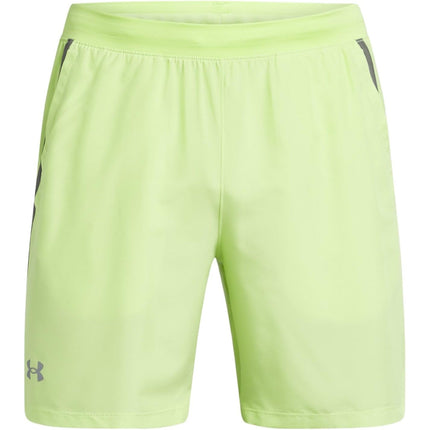 Under Armour Mens UA Launch 2 in 1 7 Shorts Green 