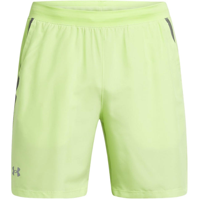Under Armour Mens UA Launch 2 in 1 7 Shorts Green 